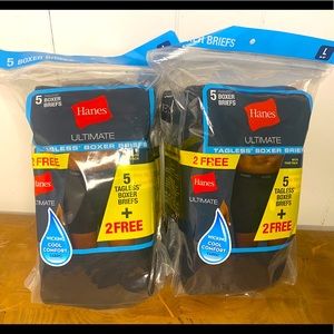 NEW Hanes ULTIMATE TAGLESS BOXER BRIEFS